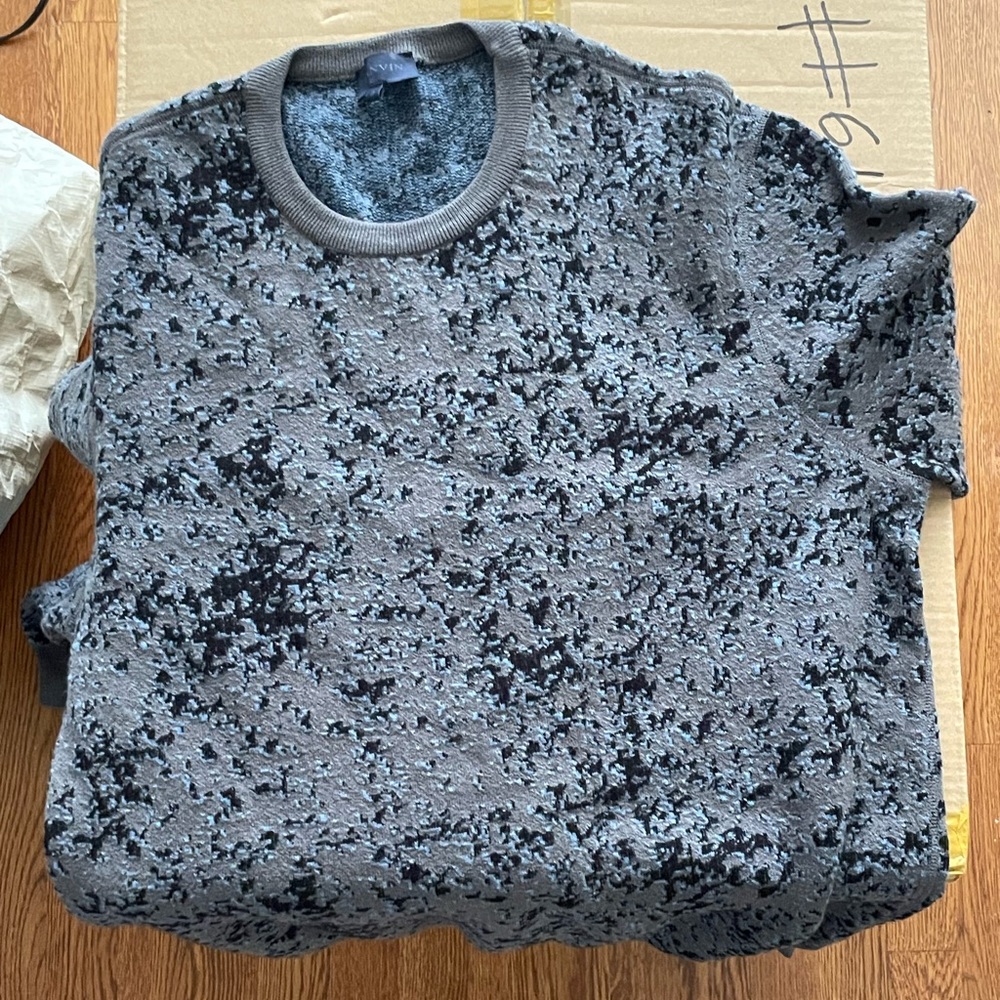 Lanvin Blue/Grey Sweater - Men’s M - Made in Italy